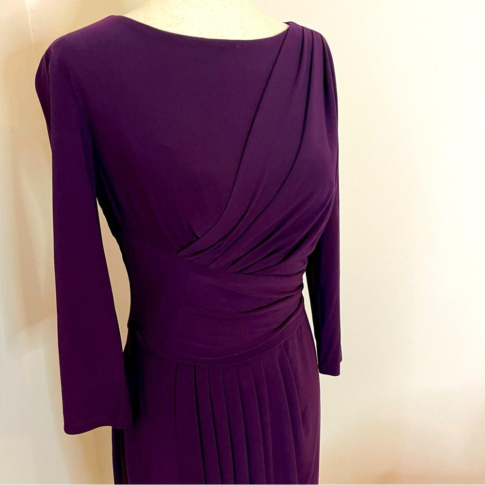 Ralph Lauren Purple Long Sleeve Dress